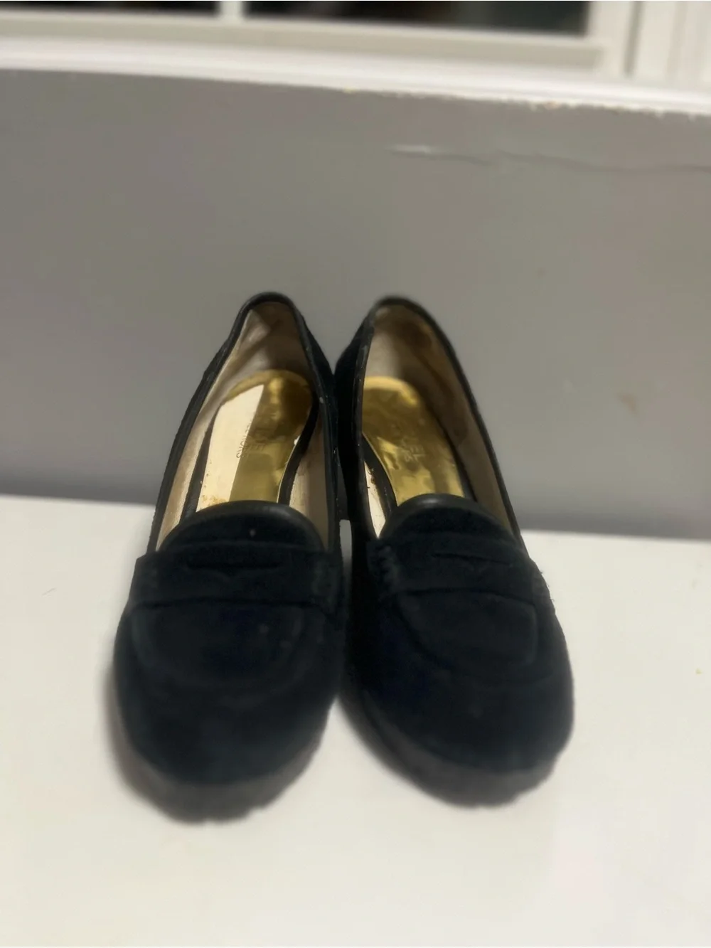 Michael Kors Classic Black Suede Women's Loafers